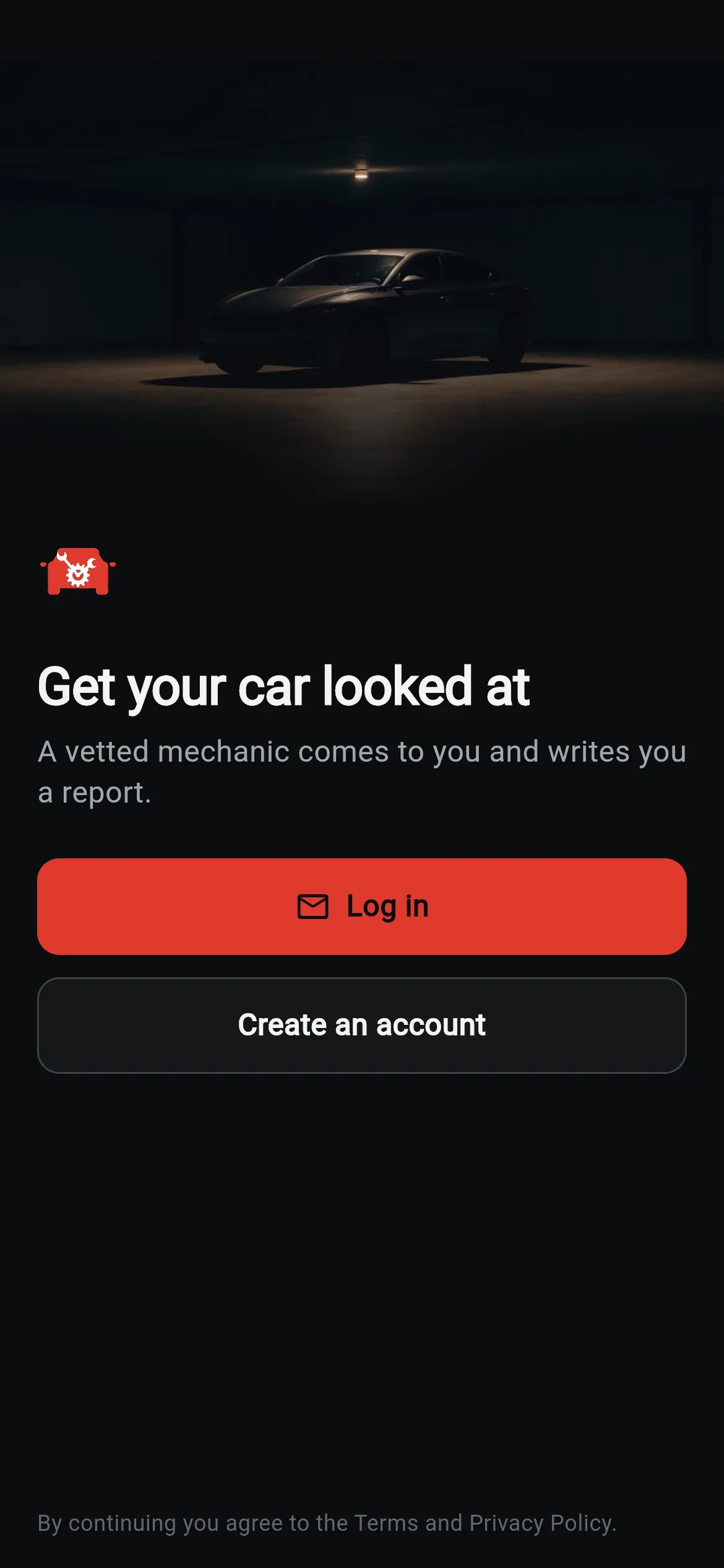 Customer sign-in: Get your car looked at