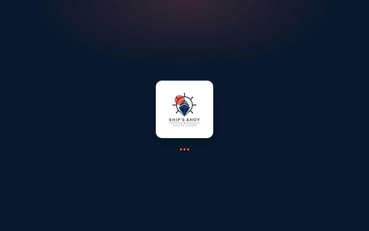 Ship's Ahoy business portal sign-in screen for marina businesses